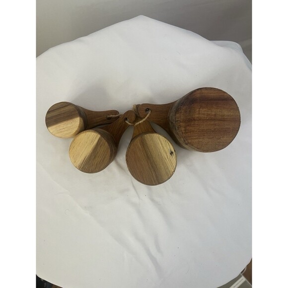 Talisman Designs Engraved Beechwood Kitchen Utensil Lot Spoons Cups Spreaders - Picture 9 of 14